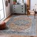 Blue/Brown 84 x 63 x 0.16 in Area Rug - Canora Grey Eriyana Oriental Blue/Brown Area Rug Polyester | 84 H x 63 W x 0.16 D in | Wayfair