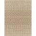 Brown 120 x 94 x 0.01 in Area Rug - Foundry Select Calleja Area Rug Khaki, Polypropylene | 120 H x 94 W x 0.01 D in | Wayfair