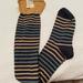 Free People Other | Adorable Knee-Length Socks From Free People - Nwt! | Color: Blue/Yellow | Size: Os