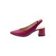 IZIA Damen Slingback-Pumps aus Leder 27024496, Rot 37