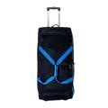 XXX 40'' Travel Luggage Wheeled Trolley Holdall Suitcase Case Duffel Bag (Black/Blue, 28)