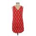 Old Navy Casual Dress - Popover: Red Hearts Dresses - Women's Size Small