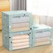 Rebrilliant Antibacterial Clothing Storage Fabric Box Set Fabric in Blue | 12.99 H x 19.68 W x 15.74 D in | Wayfair