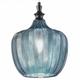 G.e.a.luce - Lustre moderne gea luce cleofe s10 e27 led lampe à suspension en verre cobalt