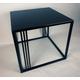 Metal coffee table - black coffee table - side table - living room - metal table - black table - Matt black table - low coffee table -