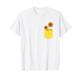 Sonnenschein Sonnenblumen Blüten Brusttasche Sonnenblume T-Shirt