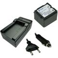 2in1 Set: Kamera Li-Ion Akku 7,4V 950mAh + Ladegerät kompatibel mit Panasonic HDC-HS900 HDC-HS700