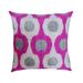 Handmade Modern Throw Pillows With Insert Pink Boho Velvet 16x16 in