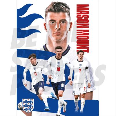 England Mason Mount Aktionsposter – A2 Image