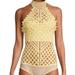 Free People Tops | Free People Be My Battenburg Bodysuit Xs | Color: Yellow | Size: Xs