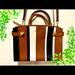 Michael Kors Bags | Brand New! Michael Kors Mk Brown Stripes Purse Bag | Color: Brown | Size: Os