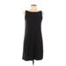 CATHERINE Catherine Malandrino Casual Dress - Mini: Black Solid Dresses - Used - Size Large