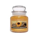 A Cheerful Candle LLC Sunflower and Driftwood Scented Jar Candle Paraffin in Yellow | 5.5 H x 4 W x 4 D in | Wayfair CS176