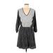 H&M Casual Dress - A-Line: Black Dresses - Women's Size 8