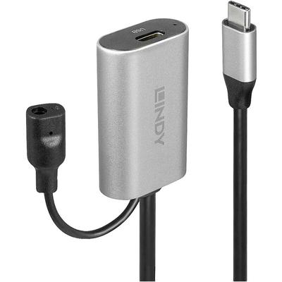 USB-Kabel usb 3.2 Gen1 (usb 3.0 / usb 3.1 Gen1) usb-c® Stecker, usb-c® Buchse 5.00 m Schwarz - Lindy