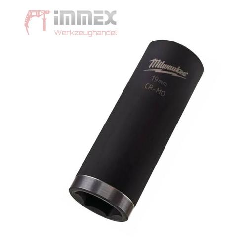 Schlagnüsse Schlagnuss schlagfest 1/2“ 13, 17, 19, 21mm Länge 78mm 19mm – Milwaukee