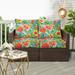 Humble + Haute Pensacola Multi Outdoor/Indoor Deep Seating Loveseat Pillow and Cushion Set 22.5in x 22.5in x 5in