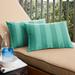 Humble + Haute Preview Capri Outdoor/Indoor Knife Edge Pillow Set of Two 18in x 12in x 6in