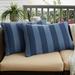 Humble + Haute Preview Capri Outdoor/Indoor Corded Pillow Set of Two 16in x 16in x 6in