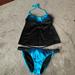 Athleta Swim | Athleta Bali Pura Tankini | Color: Black/Blue | Size: L