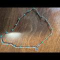 Nine West Jewelry | Euc Nine West Turquoise Choker | Color: Blue/Tan | Size: Os