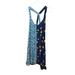 Free People Dresses | Free People Intimately Dress Double V-Neck Floral Ruffle Airy Light Size Xs | Color: Blue/Orange | Size: Xs