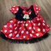 Disney Dresses | Disney Baby- Minnie Mouse Costume/Dress Size- 18m | Color: Black/Red | Size: 18mb