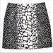 J. Crew Skirts | J. Crew Black & White Python Print Mini Skirt (Size: 8) | Color: Black/White | Size: 8