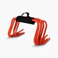 Splay 5-Pack Orange Hurdles 15 Inch - Sturdy and Durable Agility Training Set for Athletes and Fitness Enthusiasts The Set Includes 5 x Hurdles (Orange) and 1 x Black Velcro Strap as a Carrier