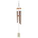 Arlmont & Co. Windchime All Things Work Aluminum Metal | 34.75 H x 4.625 W x 4.625 D in | Wayfair 061B524BDD524BF6ABABFAAAAA180C16