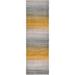 Yellow 87 x 27 x 1 in Area Rug - Well Woven Machine Woven Polypropylene Area Rug in/Gray Polypropylene | 87 H x 27 W x 1 D in | Wayfair 549512