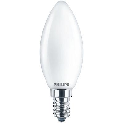 Philips Lighting 76271100 led eek e (a - g) E14 6.5 w = 60 w Kaltweiß (ø x l) 3.5 cm x 9.7 cm 1 St