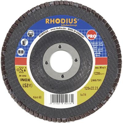 Rhodius - 205586 LSZ-F1 Lamellenschleifscheibe Durchmesser 125 mm 1 St.