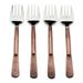 Celia Design Copper Antique Apetizer/ Desert Fork 4 Pcs. Set