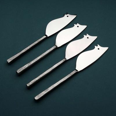 INOX Jason Ratoncito Cheese Spreader/Knife 4 Pc. Set