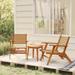 vidaXL 3 Piece Bistro Set Solid Acacia Wood - 17.7" x 17.7" x 17.7"