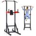 Goplus Multi-function Power Tower Pull Up Bar Dip Stand Home Gym
