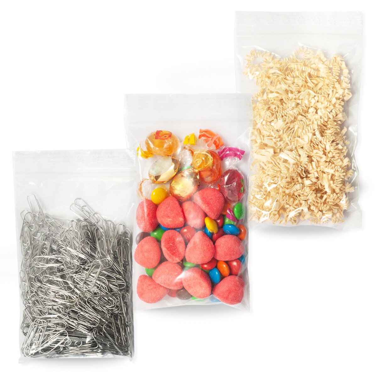 KK Verpackungen 2000x Druckverschlussbeutel 250x350 mm 50 my LDPE ZIP Beutel Schnellverschlussbeutel Image