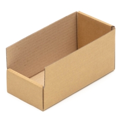 KK Verpackungen 100 Regalkartons 200 x 100 x 100 mm Sortierboxen Lagerboxen Aufbewahrung Wellpappe Image