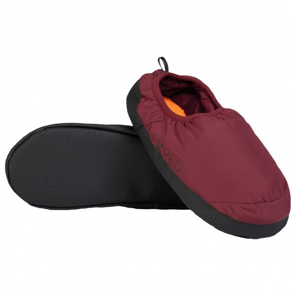 Exped - Camp Slipper - Hüttenschuhe Unisex S - 37-39 | EU 37-39 schwarz/rot