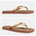 Coach Shoes | Coach Zak Flip Flop Sandals | Color: Gold/Tan | Size: 8