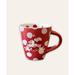 Disney Dining | Authentic Disney Parks Minnie Mouse 12oz Coffee Mug Red White Pink Polka Dot Cup | Color: Pink/Red/White | Size: Os