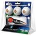 Iowa State Cyclones 3-Pack Golf Ball Gift Set with Black Crosshair Divot Tool