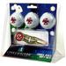 Boston College Eagles 3-Pack Golf Ball Gift Set with Gold Crosshair Divot Tool