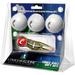 Cincinnati Bearcats 3-Pack Golf Ball Gift Set with Gold Crosshair Divot Tool