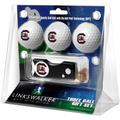 South Carolina Gamecocks 3-Pack Golf Ball Gift Set with Spring Action Divot Tool