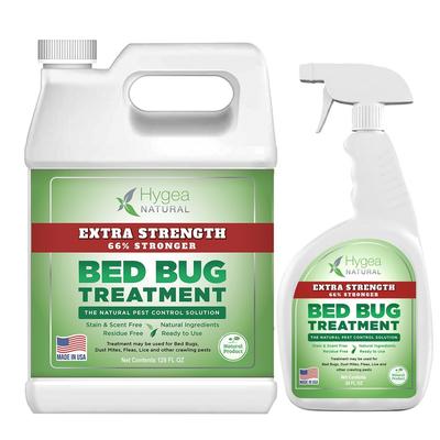 Bed Bug Extra Strength Treatment Combo pack; 24 oz and 128 oz refill - Hygea Natural EXTC-2509X