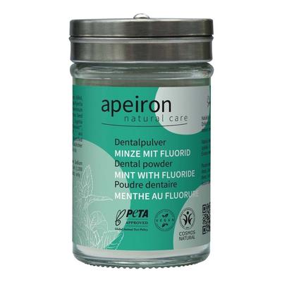 Apeiron - Auromère - Dentalpulver Minze + Fluorid Zahnpasta 40 g