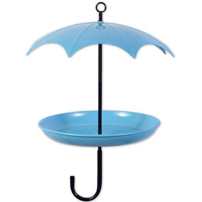 Sunset Vista Designs 401554 - Blue Umbrella Bird Feeder (93316) Lawn and Garden Lighted Bird Feeders