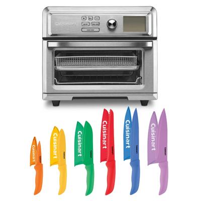 Cuisinart TOA-65 AirFryer Toaster Oven and 12 Piece Knife Set Bundle
